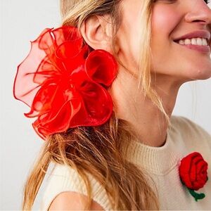 NWT FREE PEOPLE SONYA SHEER HAIR CLAW